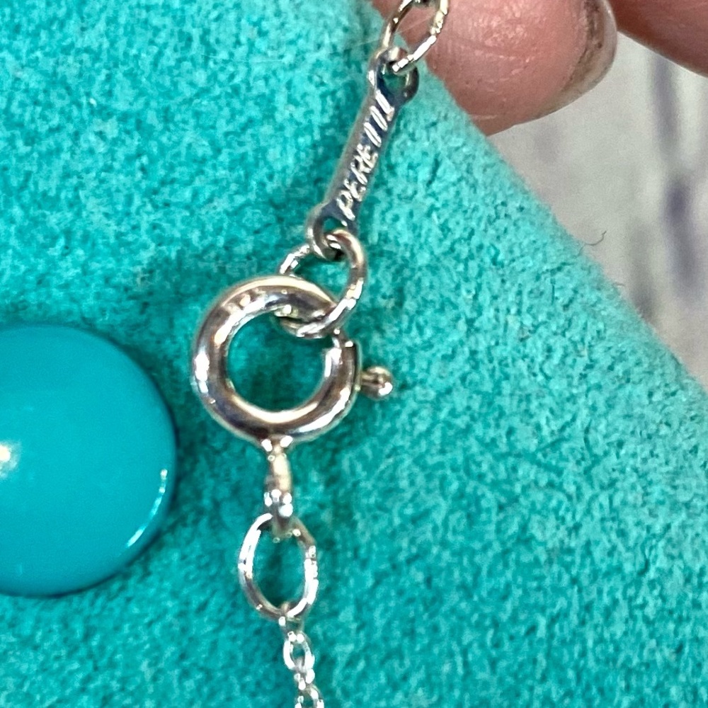 Tiffany & Co silver double loop love “peretti” necklace - Picture 4 of 7